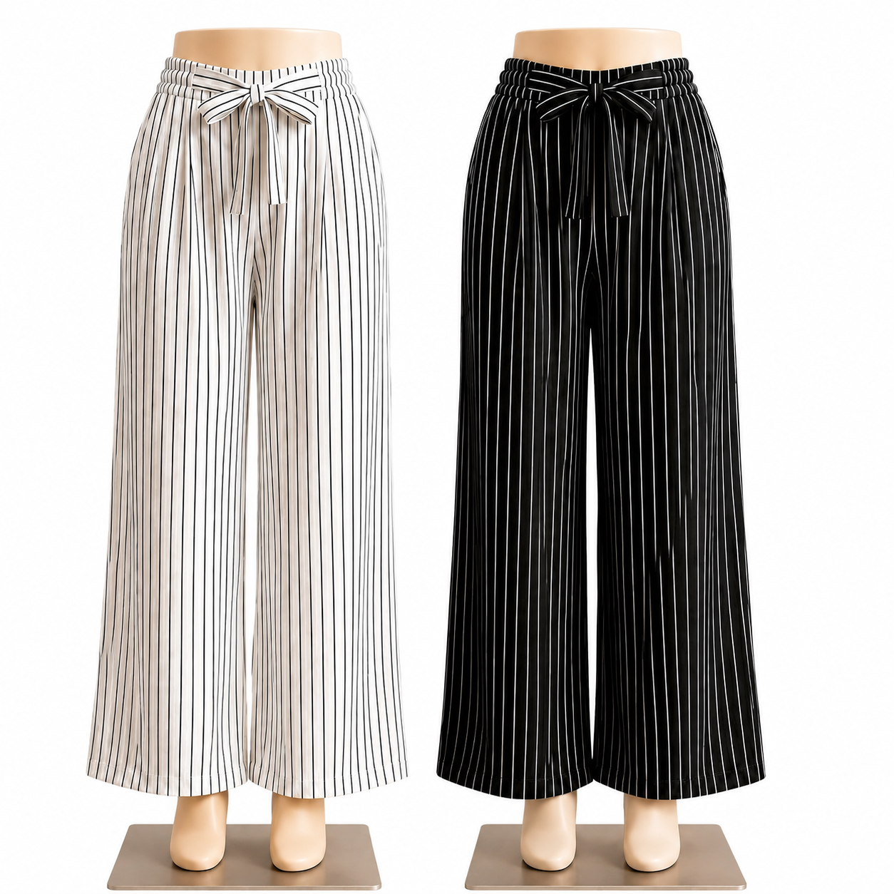 Women’s Wide Leg Elastic Waist Trousers