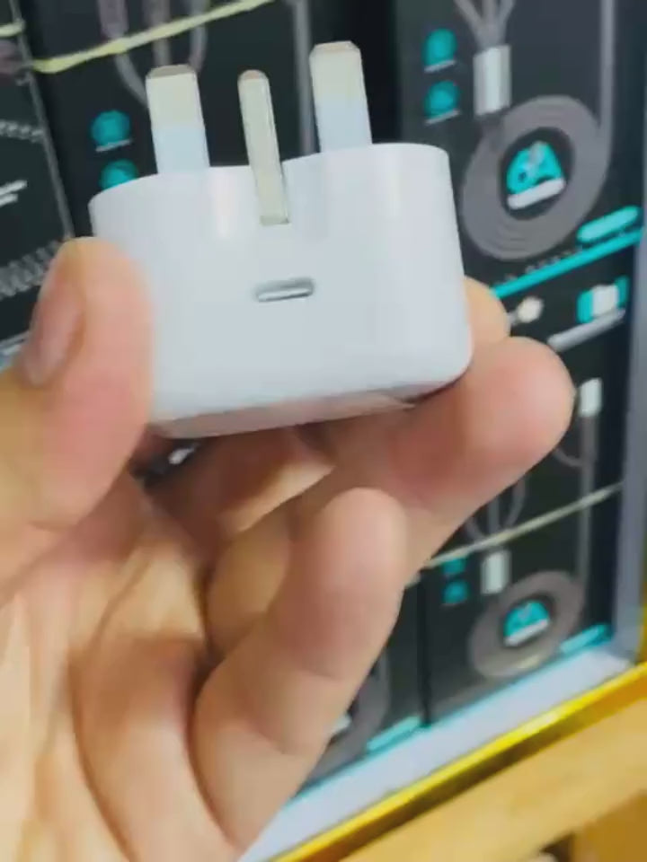 Apple 20W USB-C Power Adapter 3-Pin Original NFC Enabled Fast Charger
